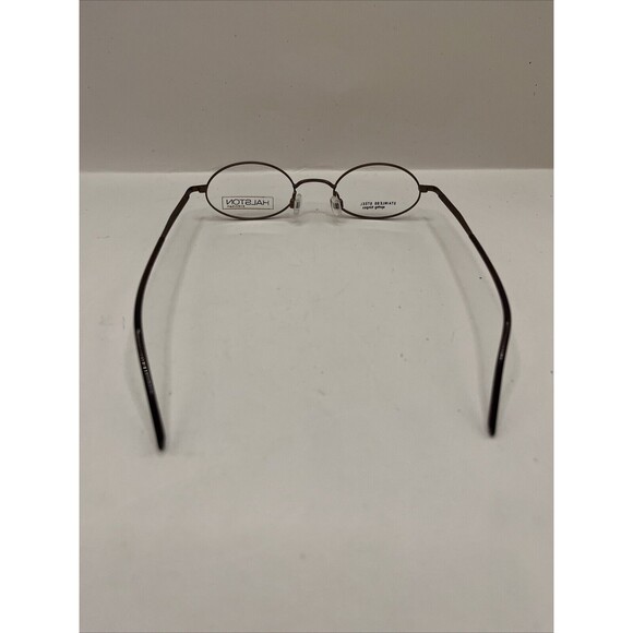 Halston Eyeglasses Eyewear Stainless Steel HA125 365 Demo Lens  44-19-135 - Picture 6 of 7